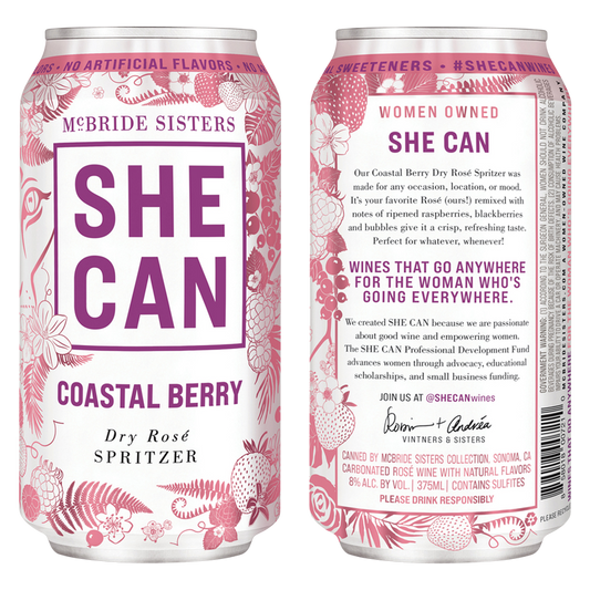 SHE CAN Coastal Berry Spritzer 375ml