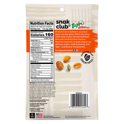 Snak Club Tajin Fiesta Mix, 4oz
