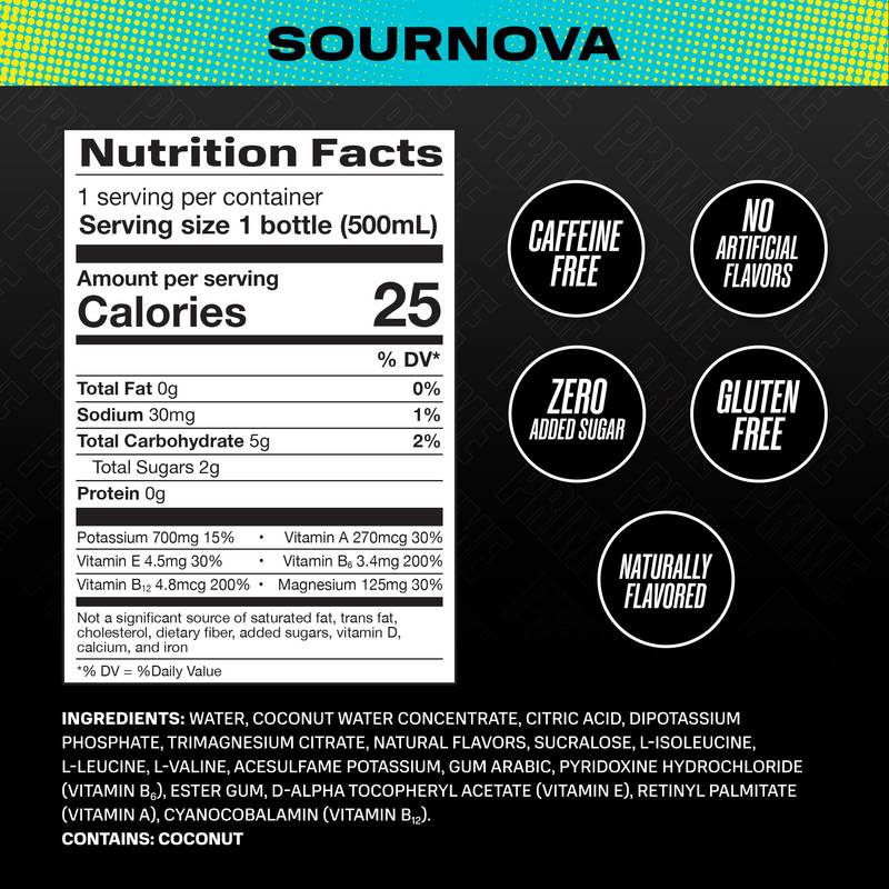 Prime Hydration Sournova 16.9oz Btl