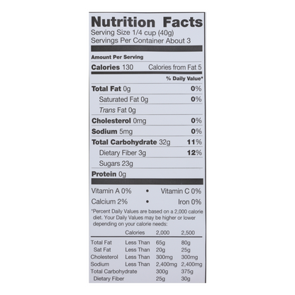 Patience Fruit & Co Organic Dried Cranberries with Apple Juice 4oz