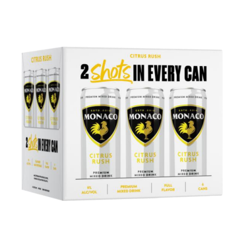 Monaco Citrus Rush 6pk 12oz Can 9% ABV