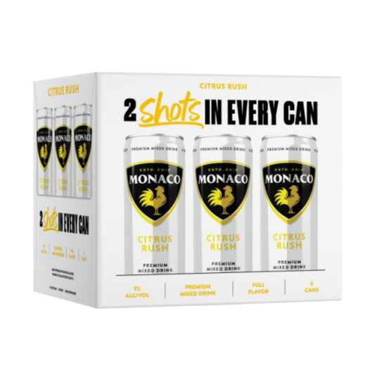 Monaco Citrus Rush 6pk 12oz Can 9% ABV