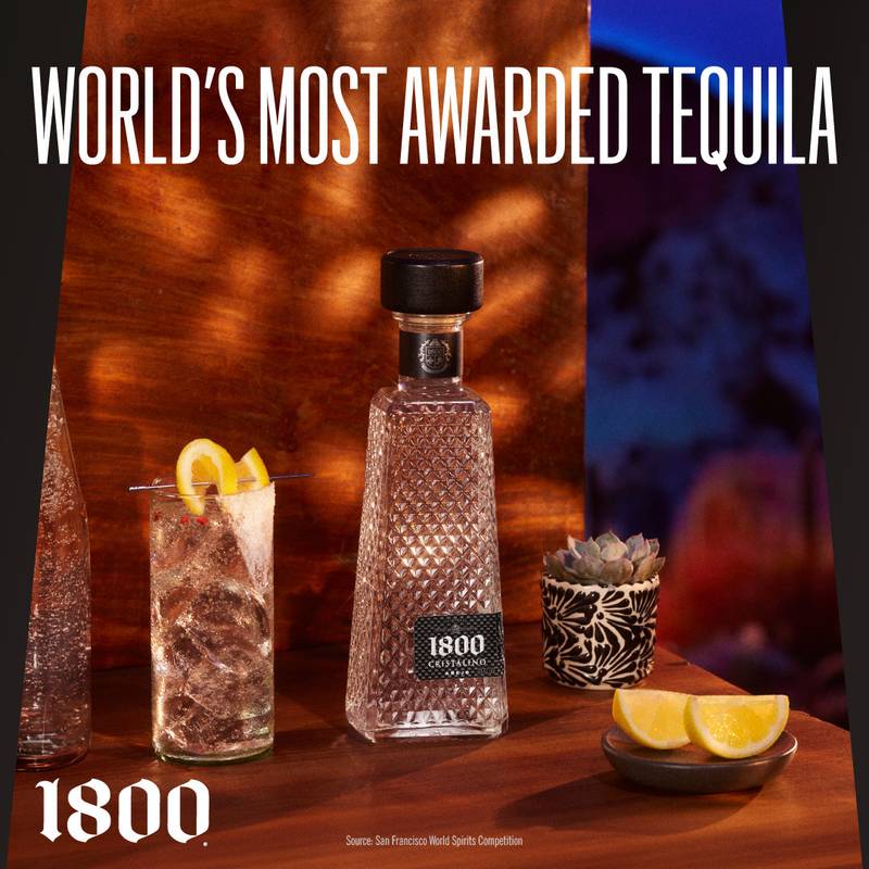 1800 Tequila Cristalino 750ml (80 Proof)