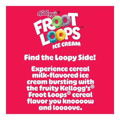 Kellogg's Froot Loops Ice Cream, 14oz