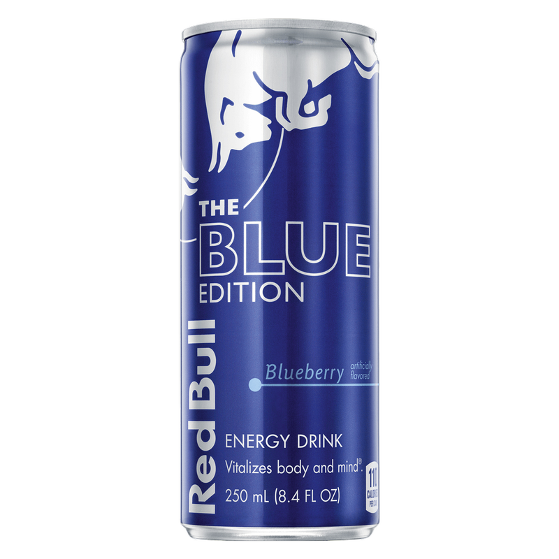 Red Bull Energy Drink The Blue Edition Blueberry 8.4oz Can