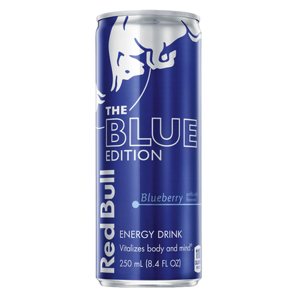 Red Bull Energy Drink The Blue Edition Blueberry 8.4oz Can