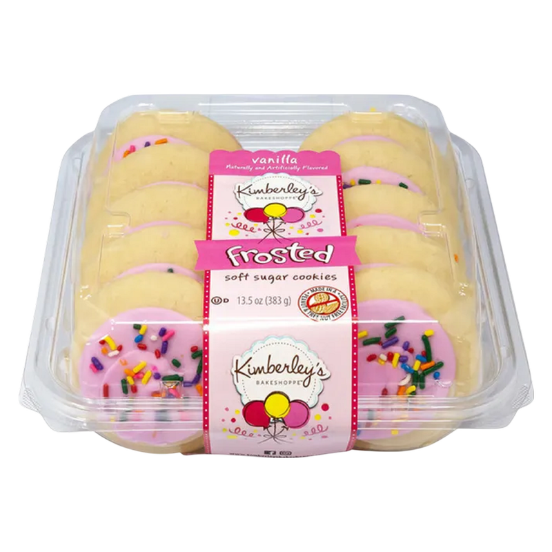 Kimberley's Bakeshoppe Frosted Soft Sugar Cookies - 10ct