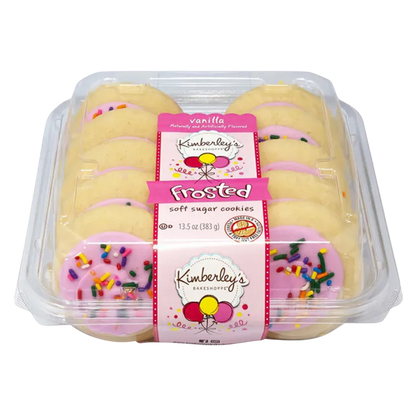 Kimberley's Bakeshoppe Frosted Soft Sugar Cookies - 10ct