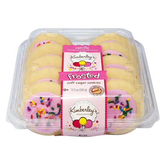 Kimberley's Bakeshoppe Frosted Soft Sugar Cookies - 10ct