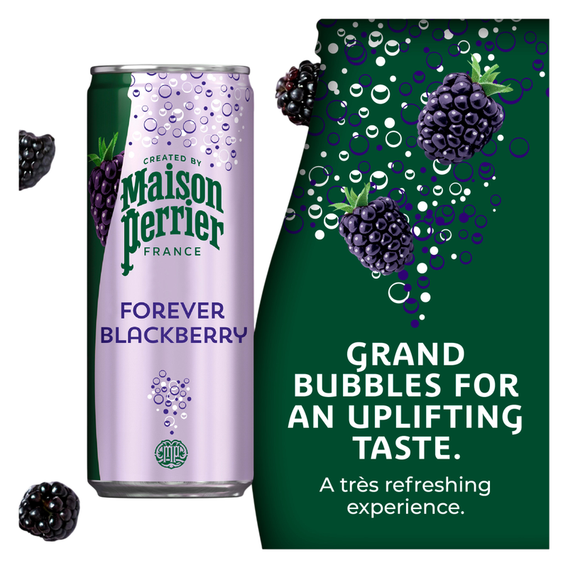 Maison Perrier Sparkling Forever Blackberry 8pk 11.15oz Can