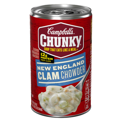 Campbell's Chunky New England Clam Chowder Soup 18.8oz