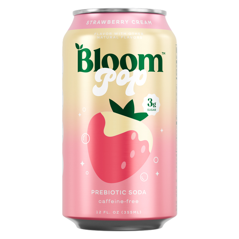 Bloom Pop Strawberry Cream 12oz Can