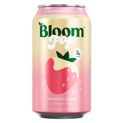 Bloom Pop Strawberry Cream 12oz Can