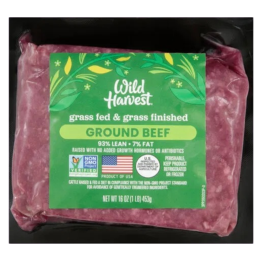 Grass Fed Ground Beef 93/7 - 1lb