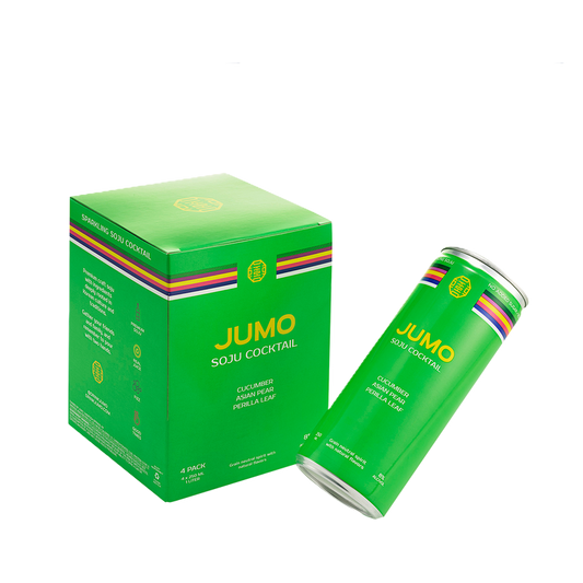 JUMO Soju Cocktail Cucumber Asian Pear Perilla Leaf 4pk