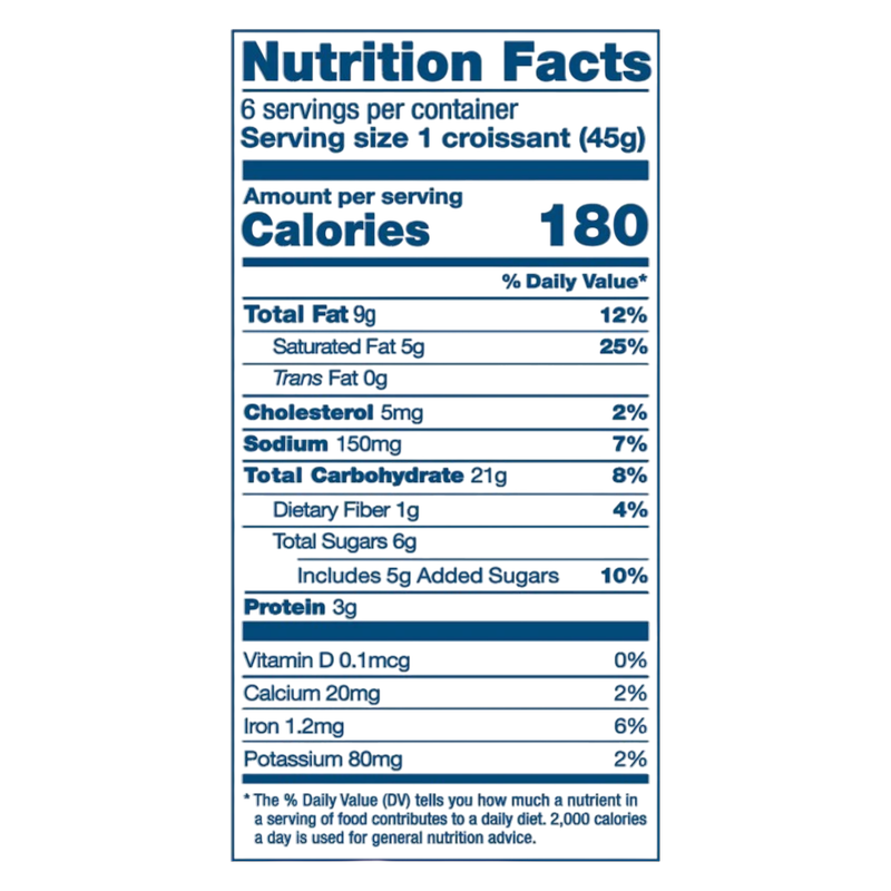Bakerly Chocolate Croissants - 6ct