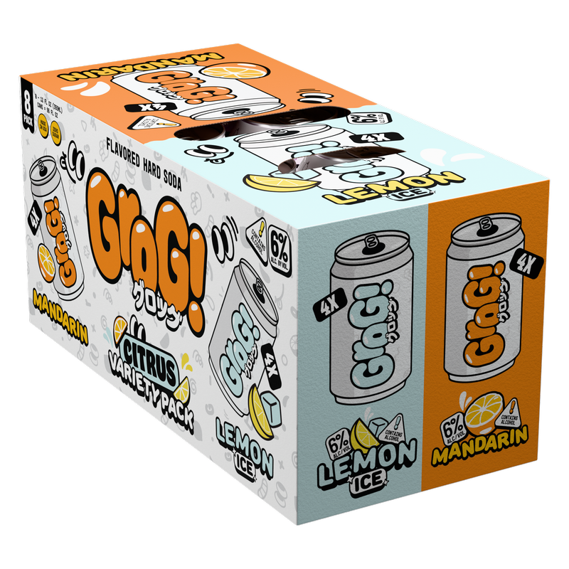 Grog Citrus Variety Pack 8pk 12oz Can