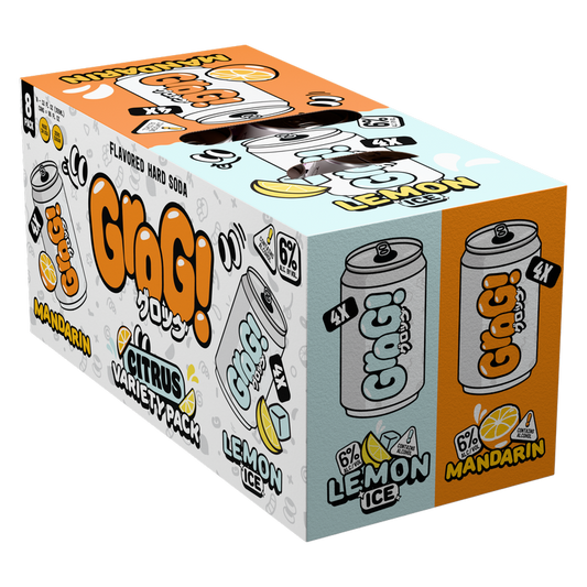 Grog Citrus Variety Pack 8pk 12oz Can