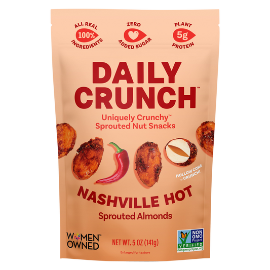 Daily Crunch Nashville Hot Sprouted Almonds 5 oz