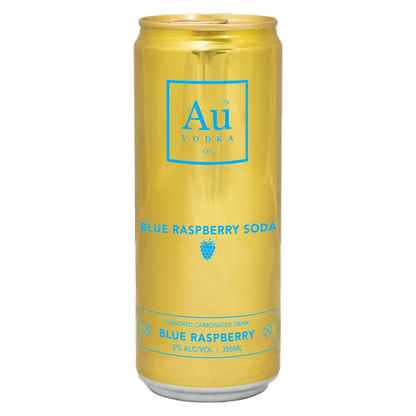 Au Vodka Blue Raspberry RTD 4pk 5% ABV