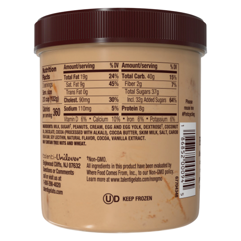 Talenti Gelato Chocolate Peanut Butter Cup 16oz