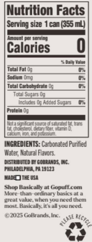 Basically Grapefruit Sparkling Water - 8pk