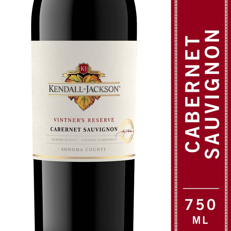 Kendall-Jackson Vintner's Reserve Cabernet Sauvignon Red Wine, 750ml