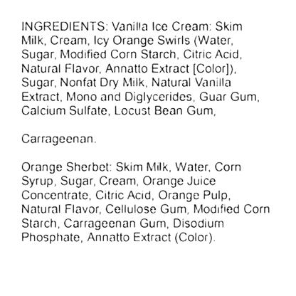 Dr. Bombay Iced Out Orange Cream Ice Cream Pint