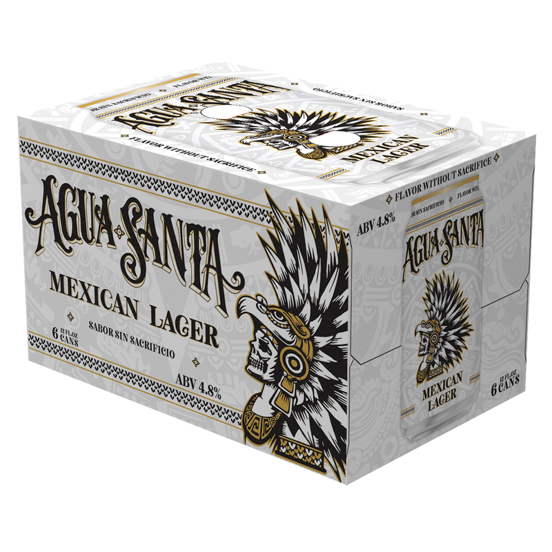 Figueroa Mountain Brewing Co. Agua Santa Mexican Lager 6pk 12oz Cans