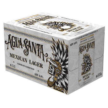 Figueroa Mountain Brewing Co. Agua Santa Mexican Lager 6pk 12oz Cans