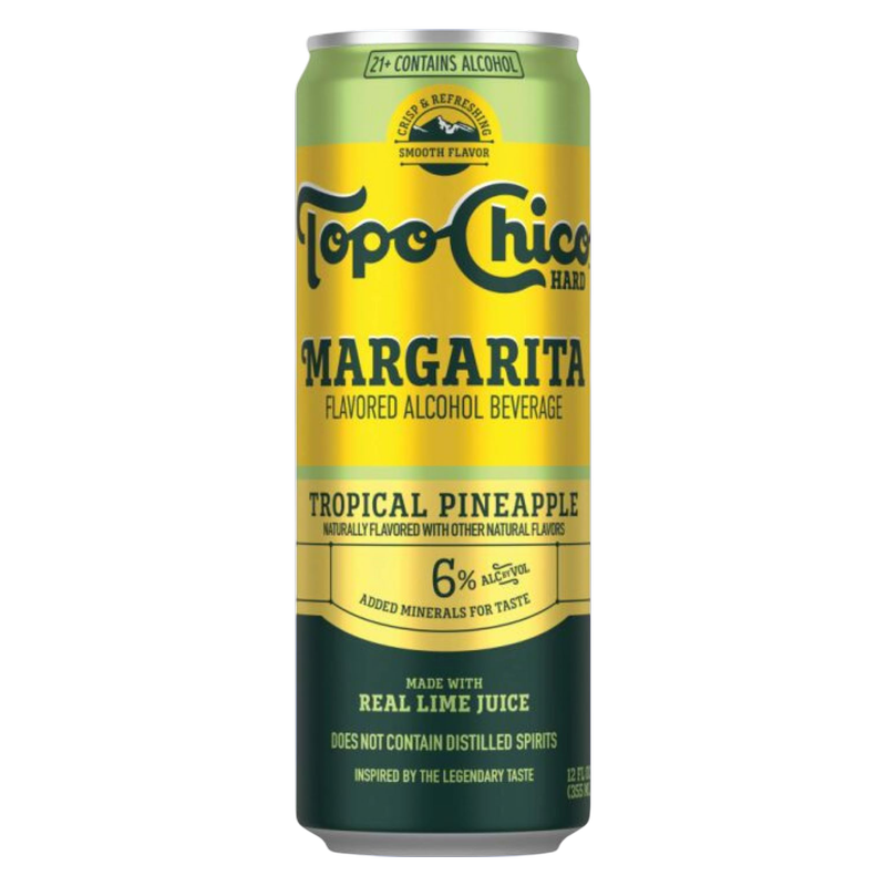 Topo Chico Tropical Pineapple Margarita 12oz Can 5% ABV