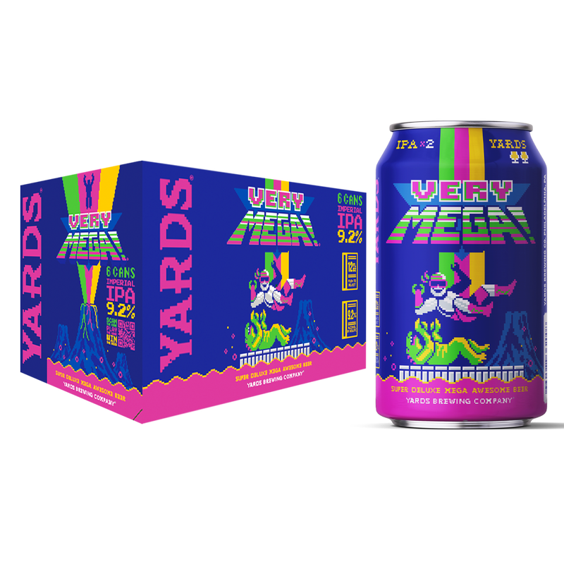 Yards Brewing Company Very Mega IPA 6pk 12oz Can 9.2% ABV