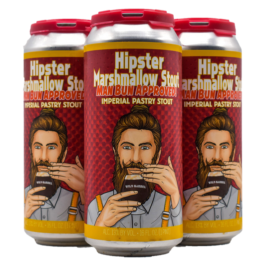 Wild Barrel Hipster Marshmallow Stout 4pk 16oz Cans