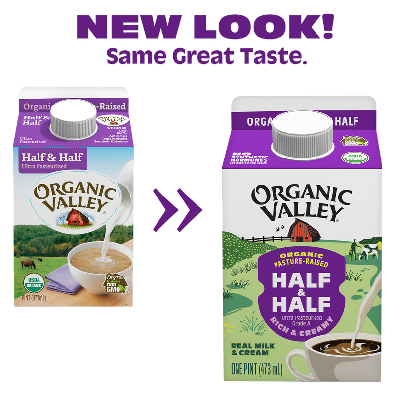 Organic Valley Half & Half 16oz