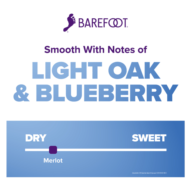 Barefoot Merlot 750 ml
