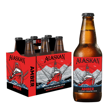 Alaskan Amber 6pk 12oz Btl 5.3% ABV