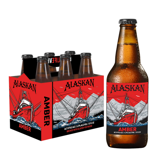 Alaskan Amber 6pk 12oz Btl 5.3% ABV