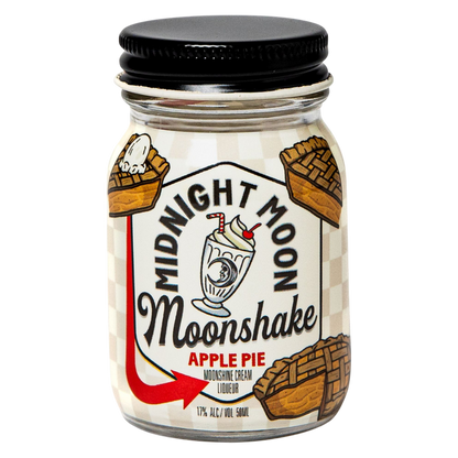 Midnight Moon Apple Pie Moonshake, 50ml, 34 Proof (17% ABV)