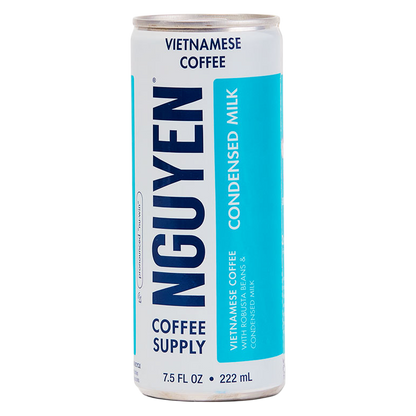 Nguyen Coffee Supply Condensed Milk Vietnamese Coffee Cold Brew 7.5oz Can