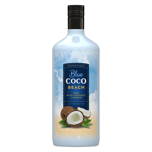 Blue Coco Beach Rum 1.75L (40 Proof)