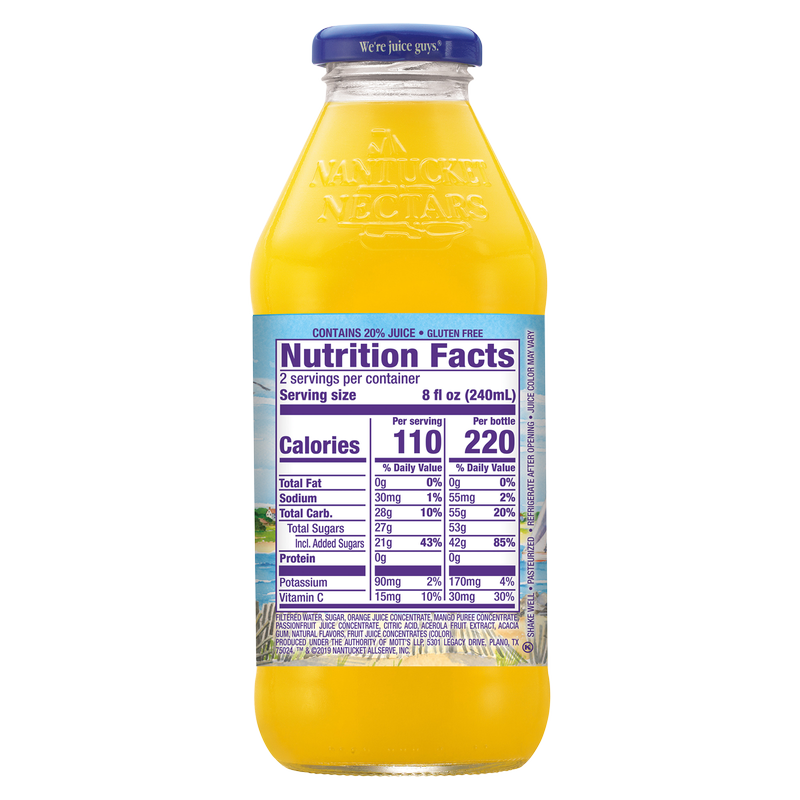 Nantucket Nectars Orange Mango Juice 16oz