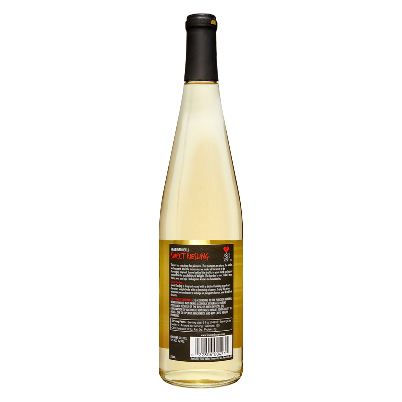 Love Cork Screw Head Over Heels Sweet Riesling 750 ml
