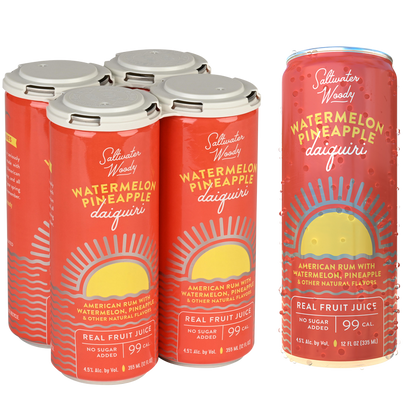 Saltwater Woody Watermelon Pineapple Daiquiri 4pk 12oz Can 4.5% ABV