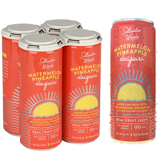 Saltwater Woody Watermelon Pineapple Daiquiri 4pk 12oz Can 4.5% ABV
