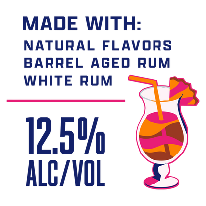 Cutwater Mai Tai Rum 4pk 12oz Can 12.5% ABV