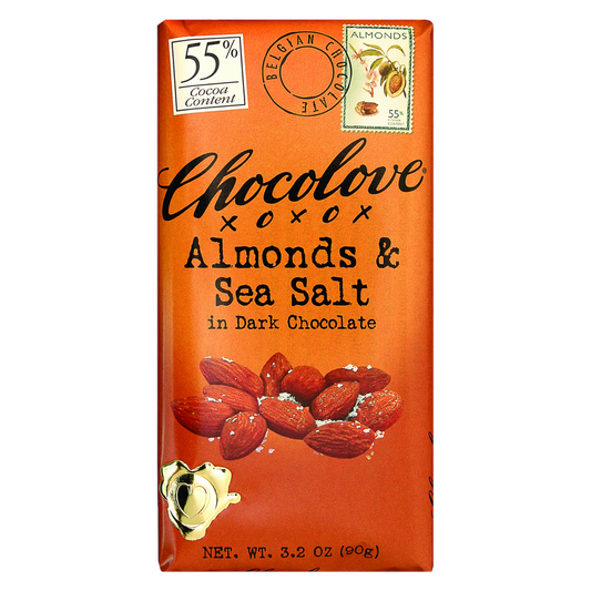 Chocolove Almond & Sea Salt in Dark Chocolate 3.2oz