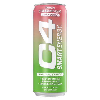 C4 Smart Energy Strawberry Guava 12oz Can