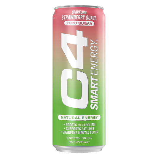 C4 Smart Energy Strawberry Guava 12oz Can