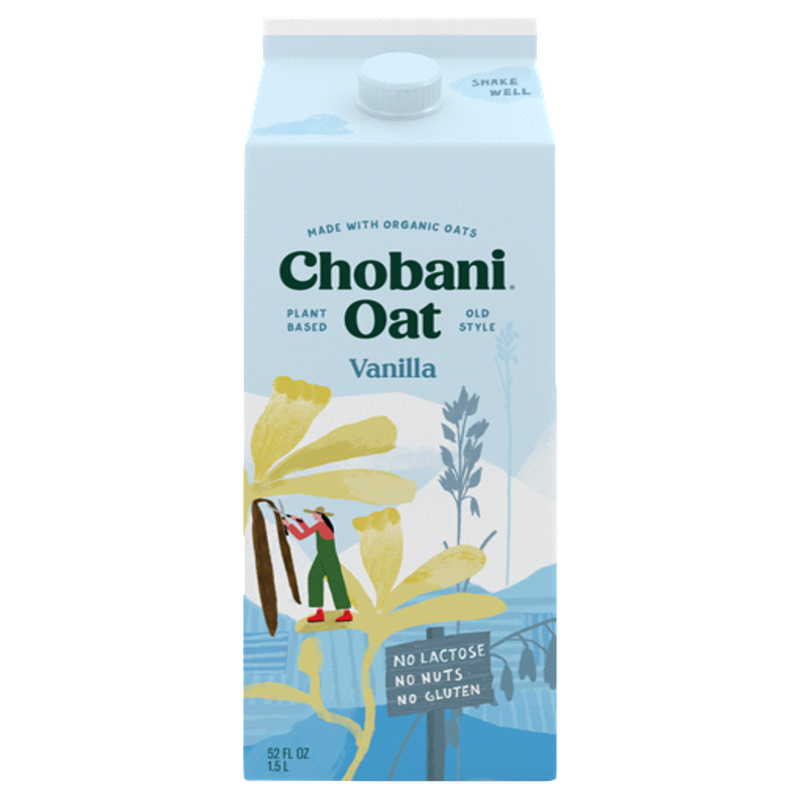Chobani Oat Milk Vanilla 52oz Ctn