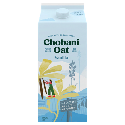 Chobani Oat Milk Vanilla 52oz Ctn